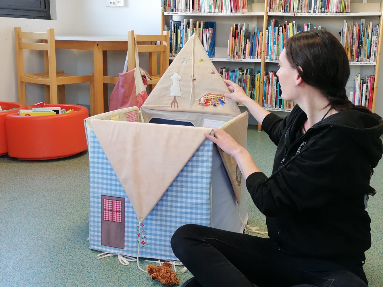 Visite à la bibliothèque